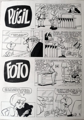 Original Interior Condorito, 1987.