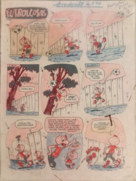 Viñeta Original Condorito, 1982.