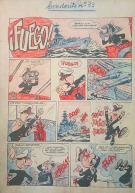 Viñeta Original Condorito, 1971.