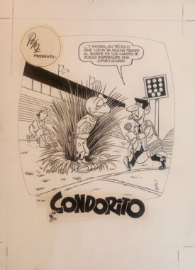 Viñeta Original Condorito, 1997.
