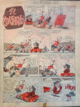 Viñeta Original Condorito, 1975.
